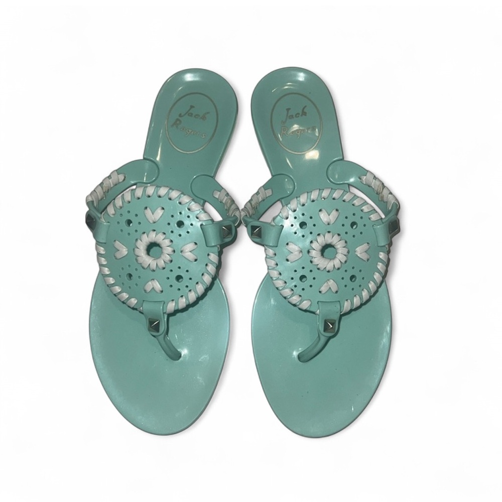 Jack Rogers Jelly Sandals Mint Green